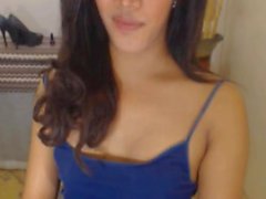 Seductive Shemale Teases and Trembles on Cam