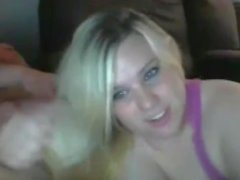 BBW Hairjob on webcam -