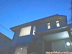 Horny japanese mature babes sucking part3