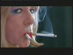 T-Girl Samantha is made to smoke two