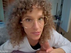 Stepmom Catches You and Says You Have a Nice Cock
