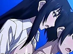 Horny romance, adventure anime clip with uncensored big