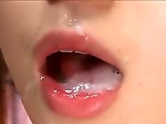Japanese Cutie Swallowing Loads Of Cum