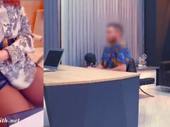 'Job Interview Prank: Showing boobs and pussy to a Lucky Guy Who Doens't Know Anything About Her