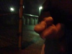 Masturbating while walking down a public road!! Almost caught!!