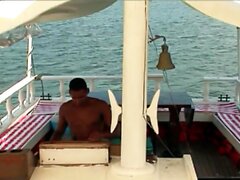 fit brown brazil teen jessica deep anal sex on boat trip