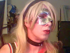 Crossdresser, webcam, thin