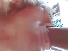 Slutty blonde TS outdoor fucking