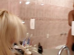 Very Pretty Blonde Shemale Fucks A Girl