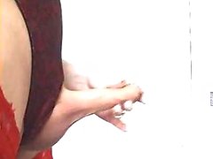 Hot Ladyboy In Lingerie Wanking On Webcam